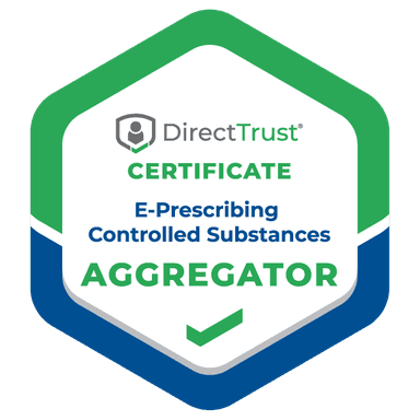 DirectTrust Certificate - E-Prescribing Controlled Substances Aggregator